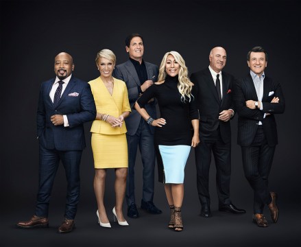 SHARK TANK - Daymond John, Barbara Corcoran, Mark Cuban, Lori Greiner, Kevin O'Leary, and Robert Herjavec are "Sharks" on ABC's "Shark Tank." (ABC/Andrew Eccles)