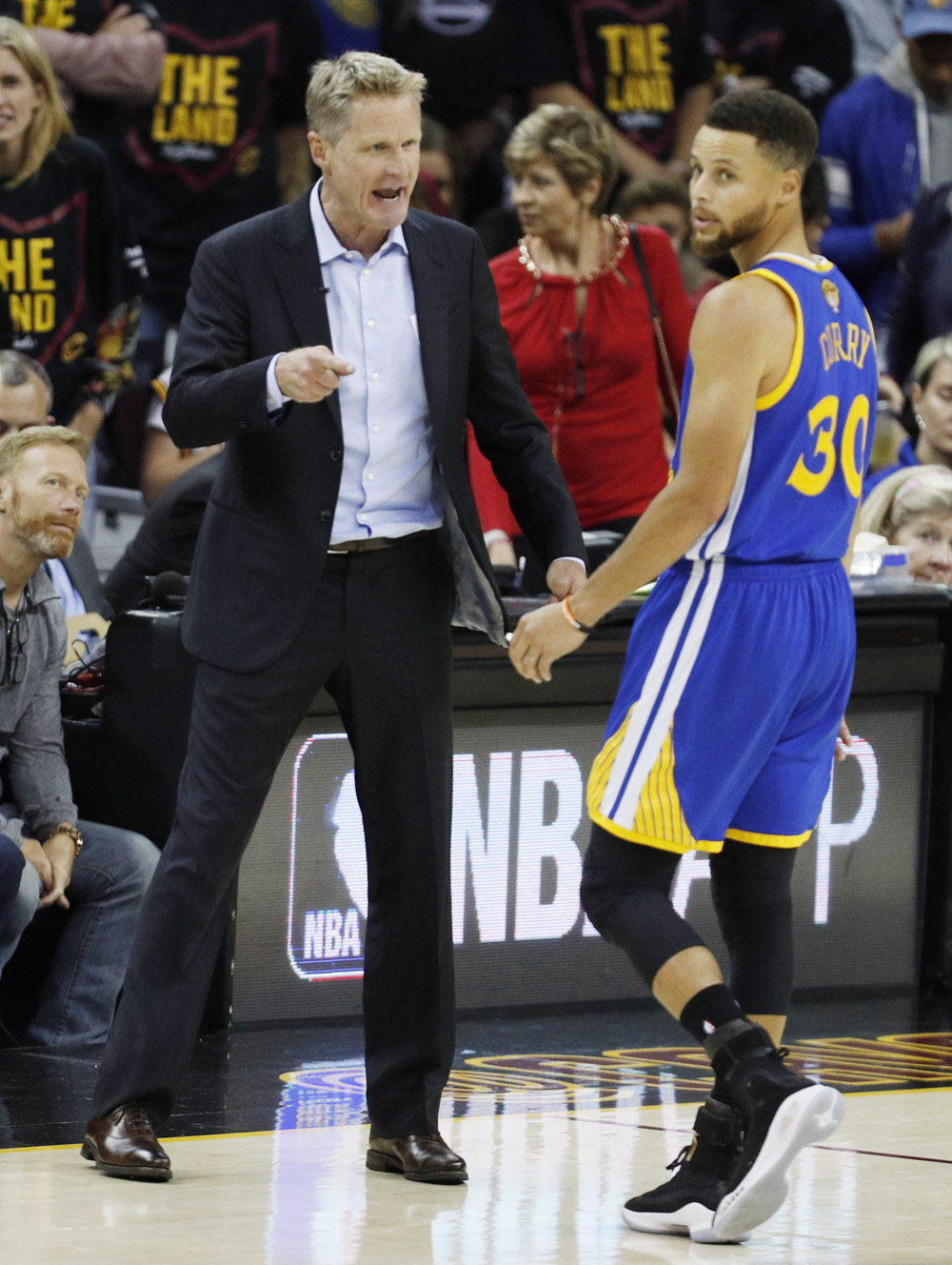 Golden State Warriors at Cleveland Cavaliers, USA - 07 Jun 2017