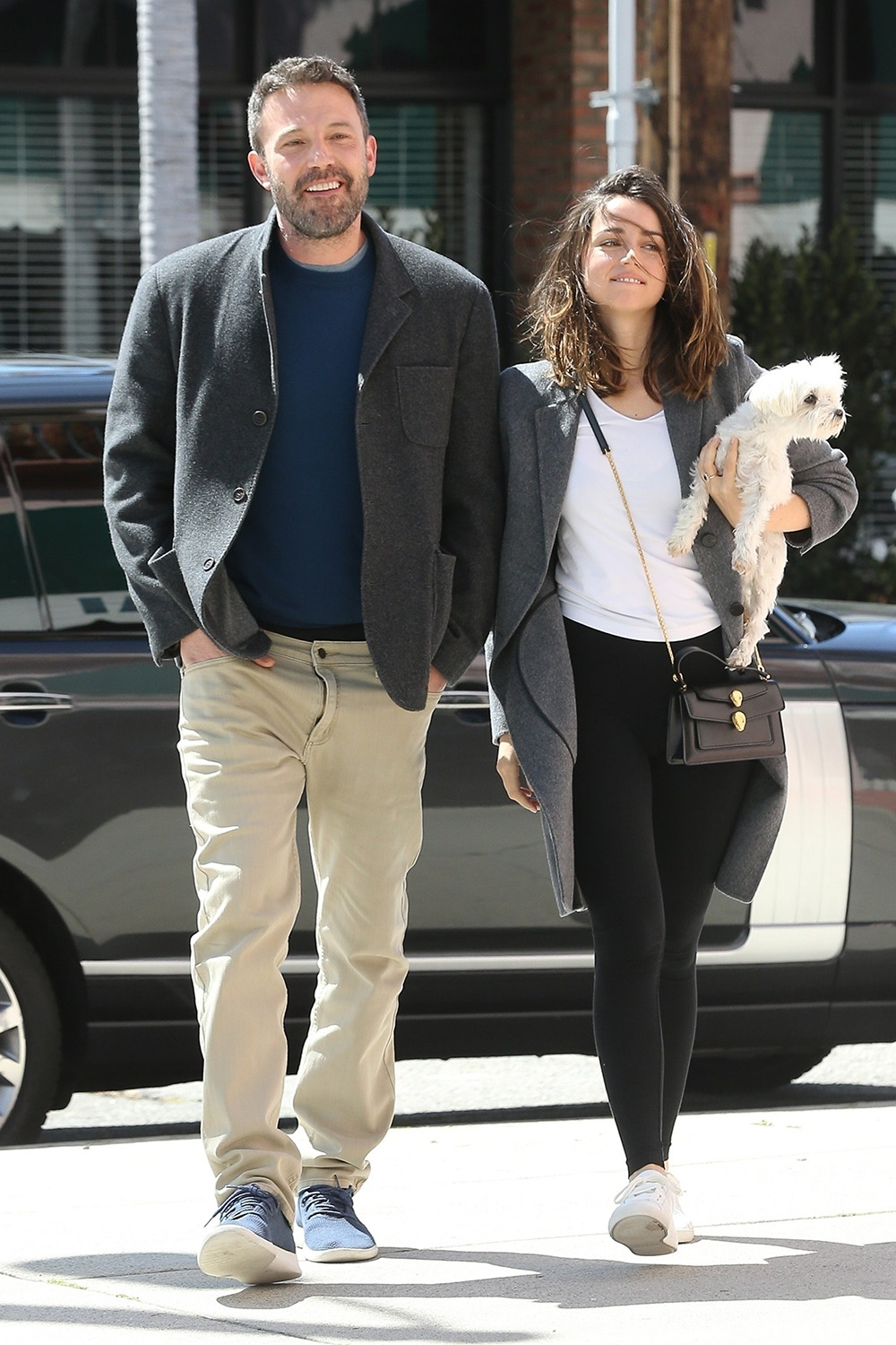 Los Angeles, CA  - New couple Ben Affleck and Ana de Armas look happy while on a coffee run during Coronavirus outbreak.

Pictured: Ben Affleck, Ana de Armas 

BACKGRID USA 18 MARCH 2020 

USA: +1 310 798 9111 / usasales@backgrid.com

UK: +44 208 344 2007 / uksales@backgrid.com

*UK Clients - Pictures Containing Children
Please Pixelate Face Prior To Publication*