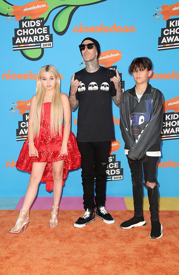 travis barker kids kids'choice awards