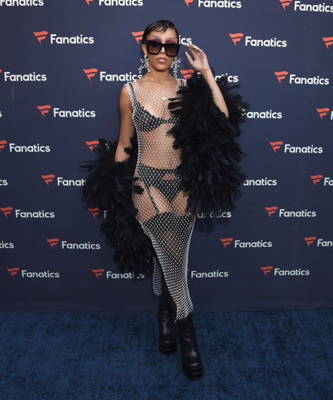 Doja Cat Arrives At The Fanatics Super Bowl Party