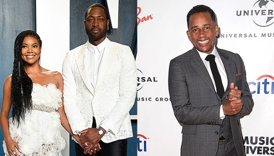 Dwyane Wade, Gabrielle Union, Hill Harper