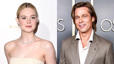 Elle Fanning Brad Pitt
