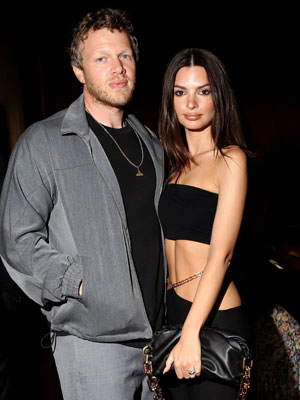 Sebastian Bear-McClard and Emily Ratajkowski