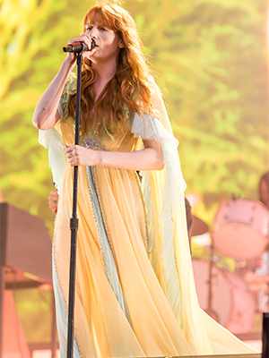 Florence + The Machine performing