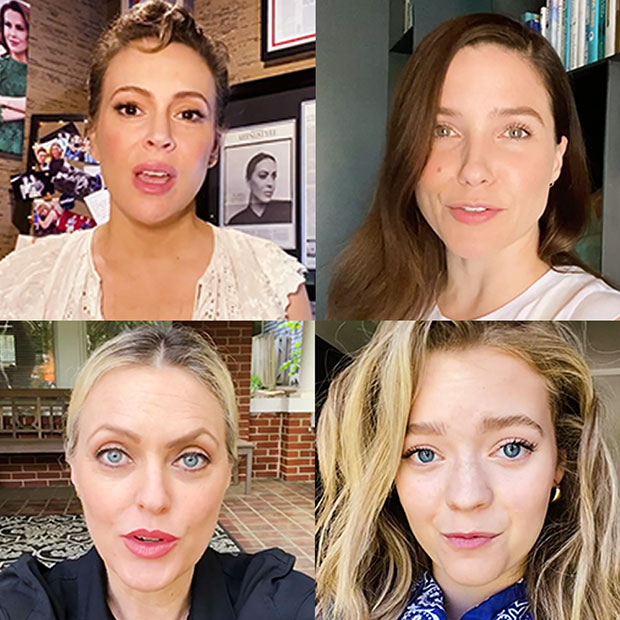 Alyssa Milano, Sophia Bush, Elaine Hendrix, Jade Pettyjohn