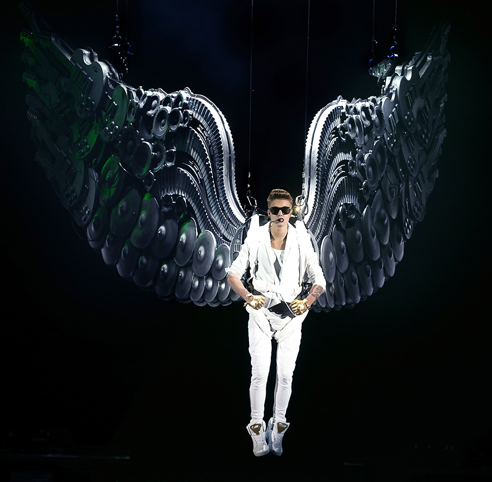 Justin Bieber in concert at the Globe Arena, Stockholm, Sweden - 22 Apr 2013