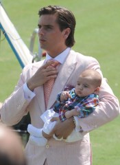 West Palm Beach Fl - March 14: (exclusive Coverage) Kourtney Kardashian and Scott Disick with Their Young Son Mason Dash Disick in Tow Take a Polo Lesson with Top Ranked American Polo Player Nic Roldan the Couple Was Joined by Sister Khloe Kardashian the Kardashian Clan Had a Great Afternoon Riding Horses and Joking Around While They Sipped Champagne at the International Polo Club Palm Beach On March 14 2010 in Wellington Florida People: Scott Disick_mason Dash Disick
The Kardashians Take a Polo Lesson at the International Polo Club Palm Beach - 14 Mar 2009