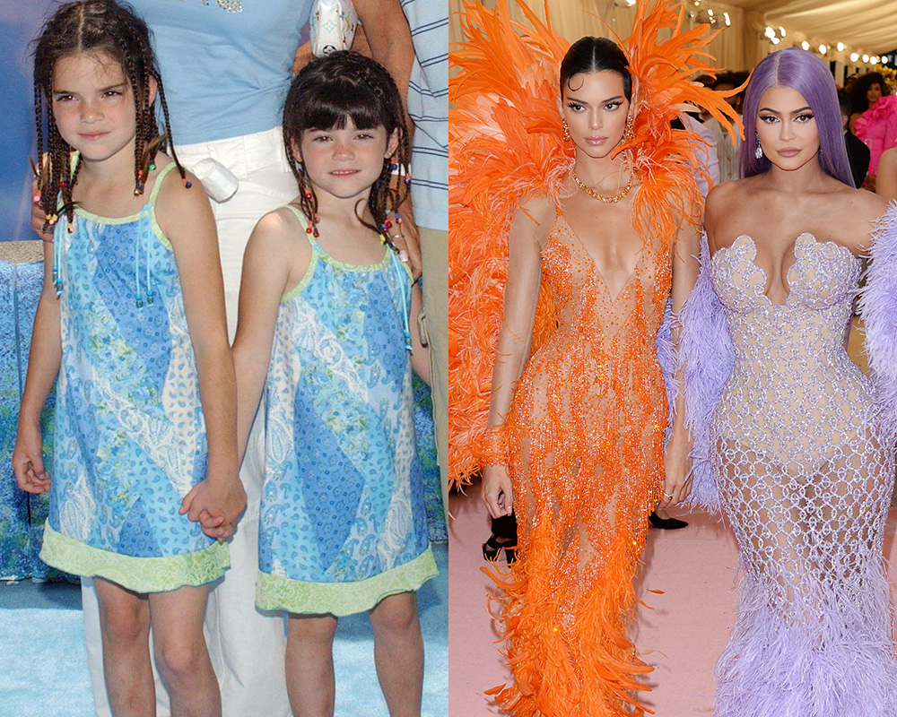 kendall-jenner-kylie-then-now