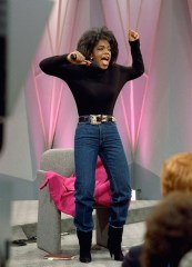 Oprah Winfrey Television talk-show host Oprah Winfrey shows off her new figure during taping of her show in Chicago after she lost 67 pounds following a liquid diet and exercise. Winfrey's talk show, which has taped in Chicago for 25 years, ends May 25
Winfrey Chicago Goodbye, Chicago, USA