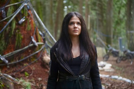 The 100 -- "Ashes to Ashes" -- Image Number: HU611b_0082r.jpg -- Pictured: Marie Avgeropoulos as Octavia -- Photo: Sergei Bachlakov/The CW -- © 2019 The CW Network, LLC. All rights reserved.