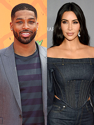 Tristan Thompson and Kim Kardashian
