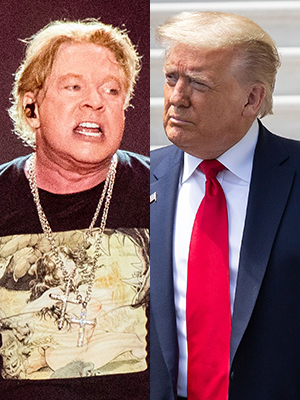 Axl Rose & Donald Trump