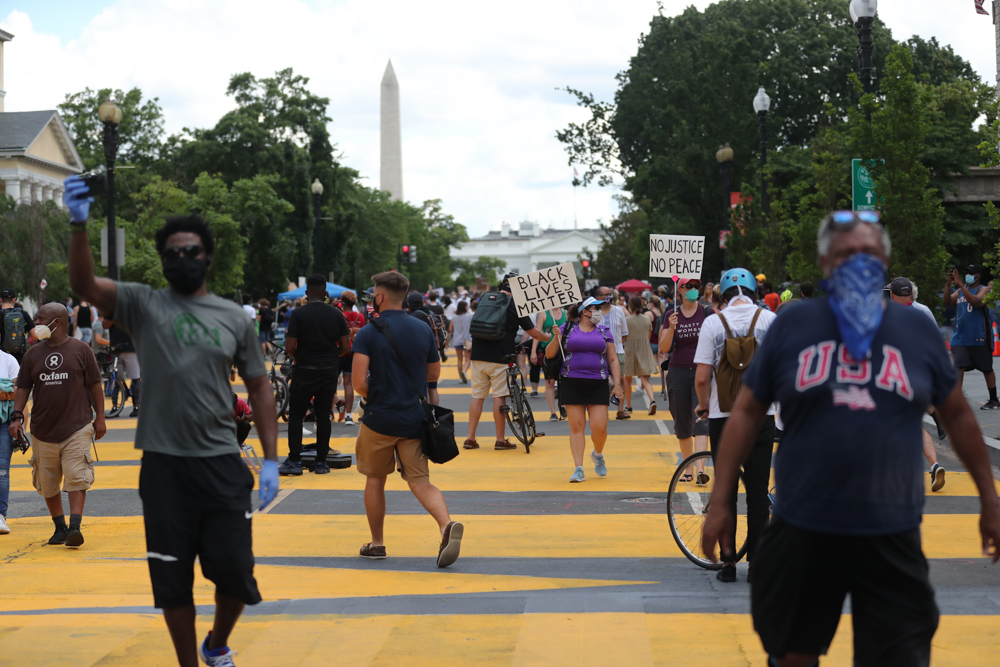 Black Lives Matter protests, Washington, DC, USA - 05 Jun 2020