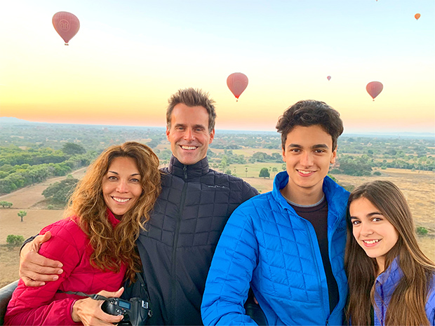 Vanessa Arevalo, Cameron Mathison, Lucas Mathison, Leila Mathison