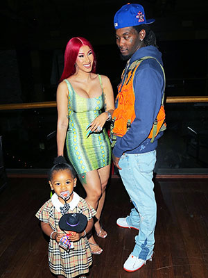 Cardi B, Offset & daughter Kulture on Father's Day 2020