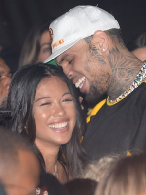 Chris Brown and Ammika Harris