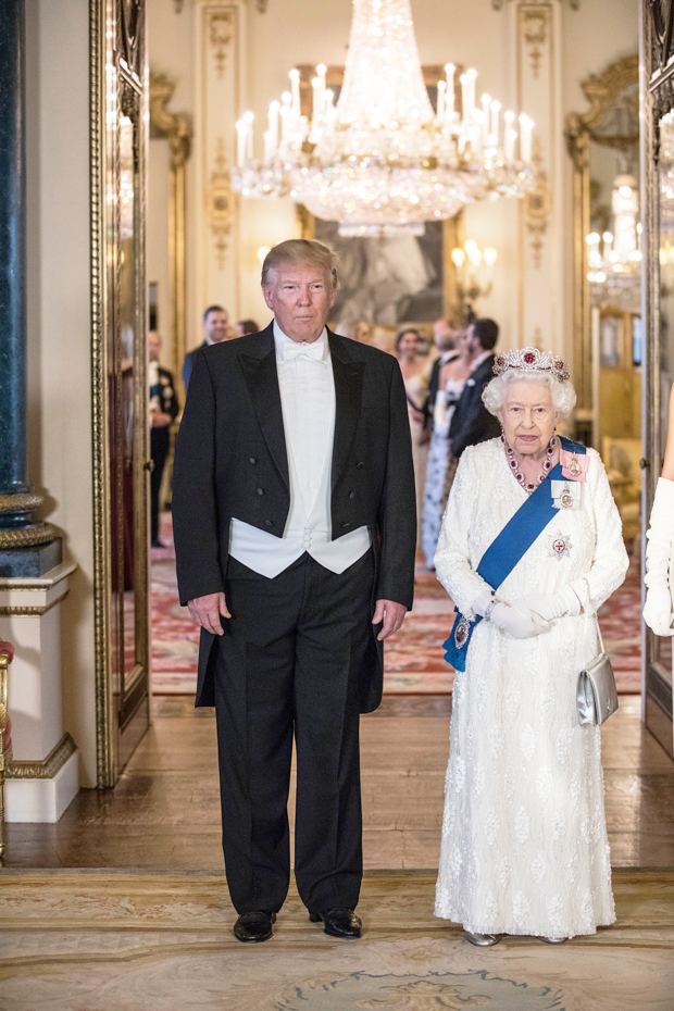 Donald Trump and Queen Elizabeth