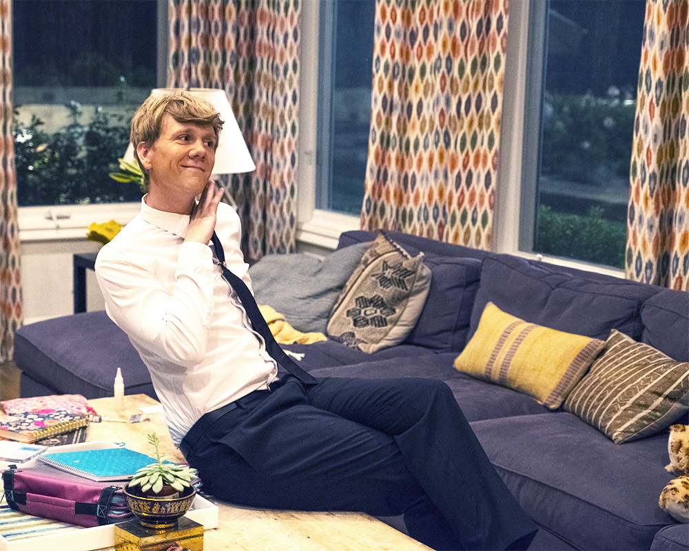 EVERYTHING'S GONNA BE OKAY - "Seven-Spotted Ladybug" - Nicholas' single dad has very bad cancer and he's going to die, soon. So Nicholas offers himself up to be the guardian for his two teenage half-sisters. They already know not to put their heads in the oven. What's the worst that can happen? This episode of "Everything's Gonna Be Okay" airs on Thursday, January 16, at 8:30p.m. ET/PT on Freeform.  (Freeform/Tony Rivetti)JOSH THOMAS