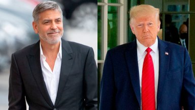 George Clooney and Donald Trump