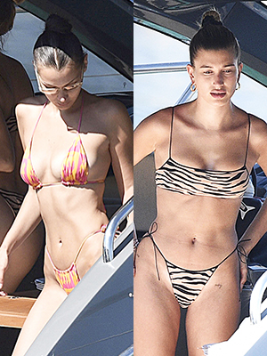 hailey baldwin, bella hadid