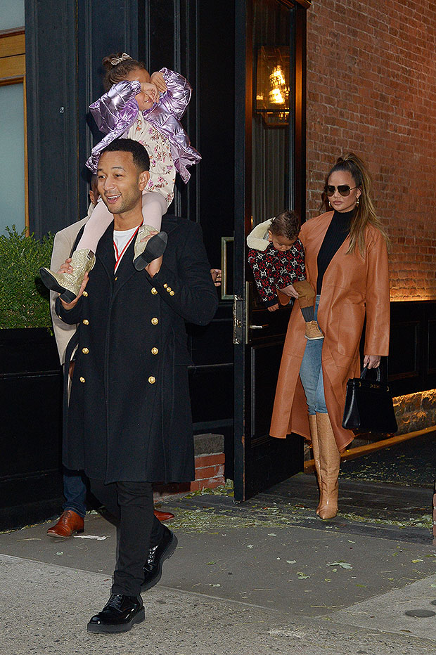 John Legend, Chrissy Teigen & Kids