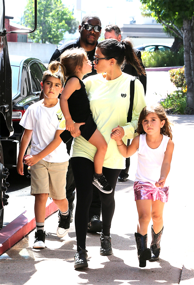 Kourtney Kardashian, Mason Disick, Penelope Disick, Reign Disick