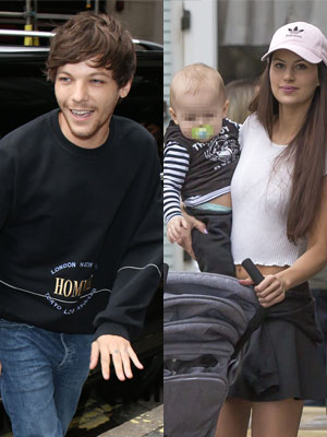 Louis Tomlinson, Briana Jungwirth & their son, Freddie