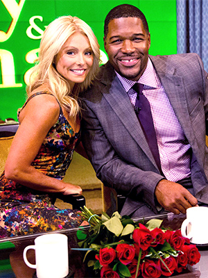 Michael Strahan- & Kelly Ripa on 'Live'