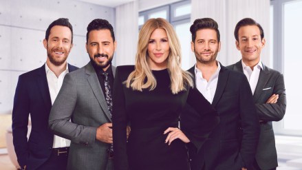 MILLION DOLLAR LISTING LA -- Season:12 -- Pictured: (l-r) David Parnes, Josh Altman,Tracy Tutor, Josh Flagg, James Harris -- (Photo by: Nicole Weingart/Bravo)