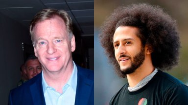 Roger Goodell and Colin Kaepernick