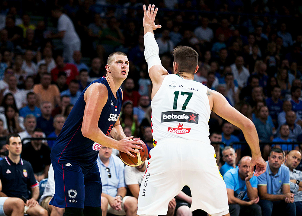 Serbia v Lithuania, basketball, Belgrade Arena, Serbia - 10 Aug 2019