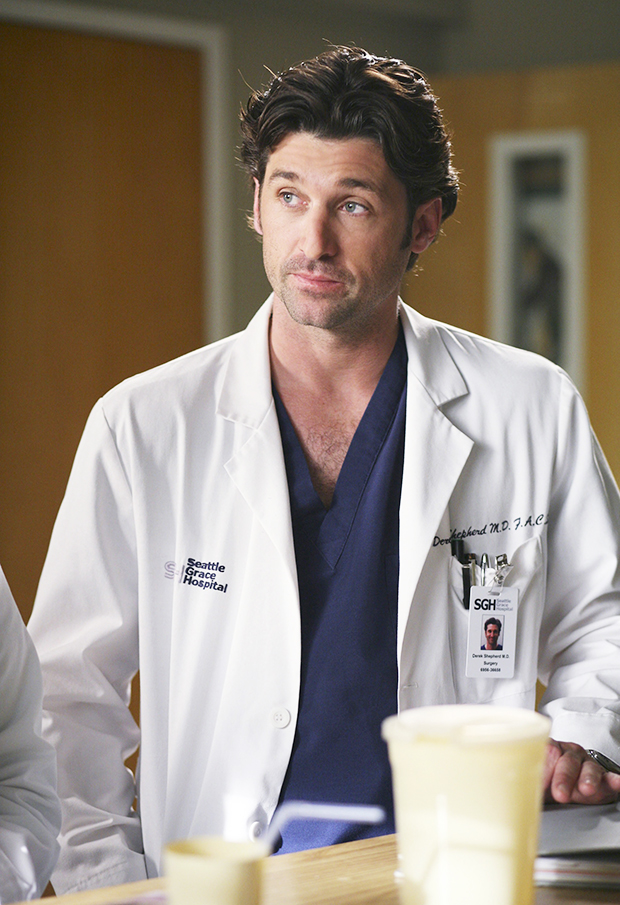 Patrick Dempsey in 'Grey's Anatomy'