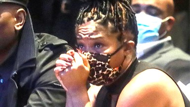 Tiffany Haddish at George Floyd’s memorial