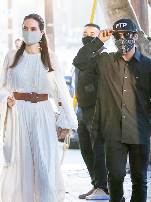 Angelina Jolie & son Pax