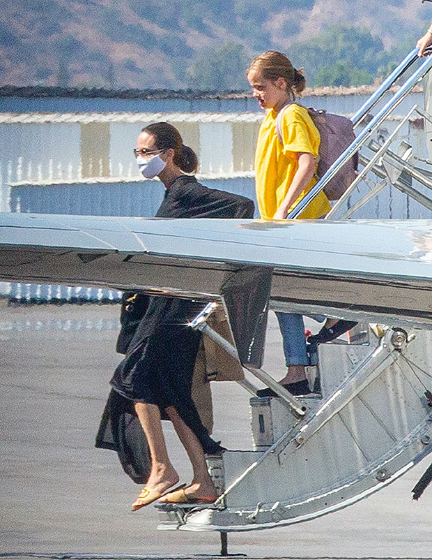 Angelina Jolie and daughter Vivienne