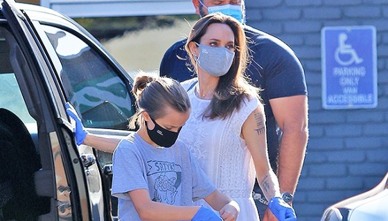 Angelina Jolie and daughter Vivienne