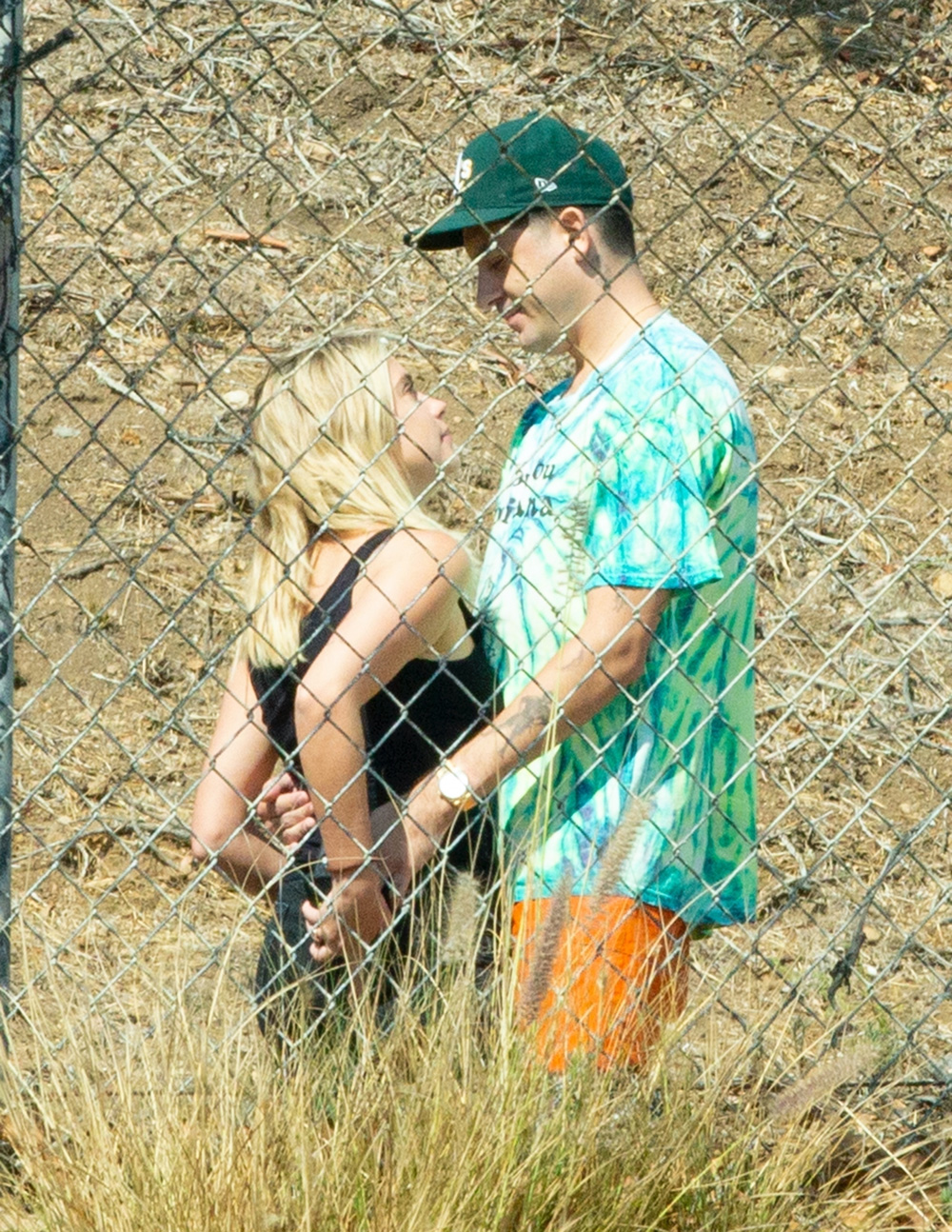 Ashley Benson G Eazy Share Steamy Kiss BACKGRID