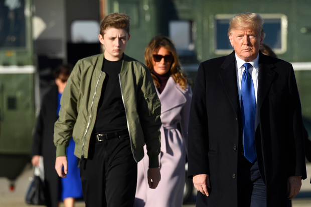 Barron Trump, Melania Trump, Donald Trump