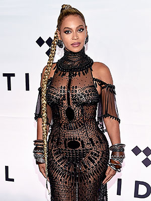 Beyonce on the red carpet