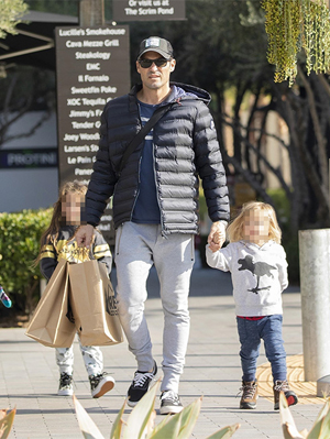 Brian Austin Green with his kids