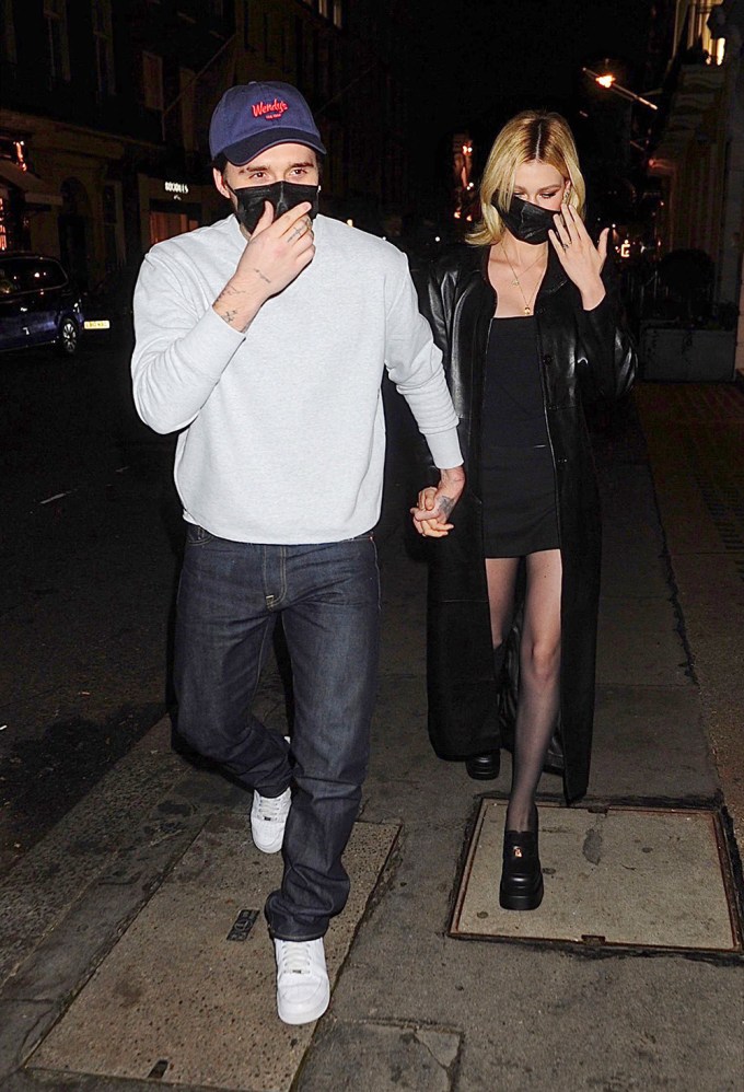 Brooklyn Beckham & Nicola Peltz Holding Hands In London