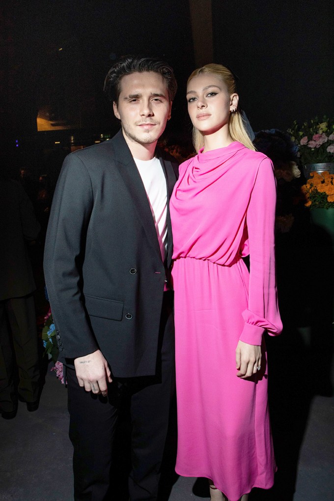 Brooklyn Beckham & Nicola Peltz At Paris Fashion Week