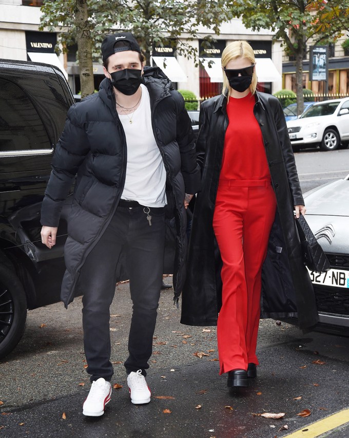 Brooklyn Beckham & Nicola Peltz Out & About In Paris