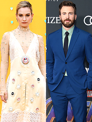 Chris Evans & Lily James