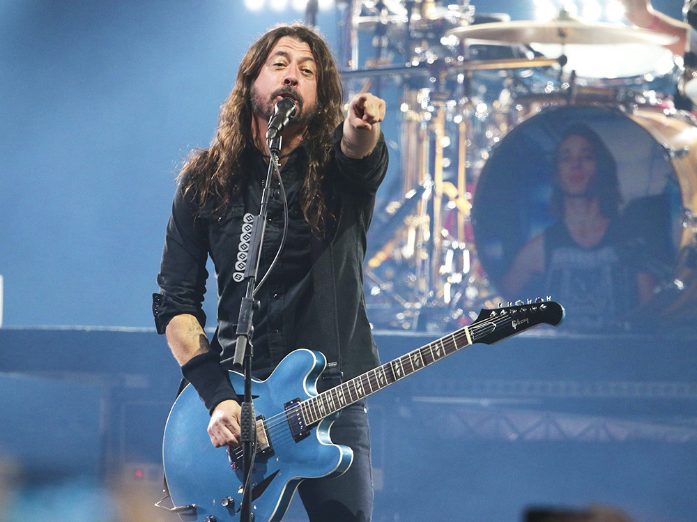 Dave Grohl with Foo Fighters performs during the DIRECTV Super Saturday Night at Atlantic Station on Saturday, February 2, 2019, in Atlanta. (Photo by Robb Cohen/Invision/AP)