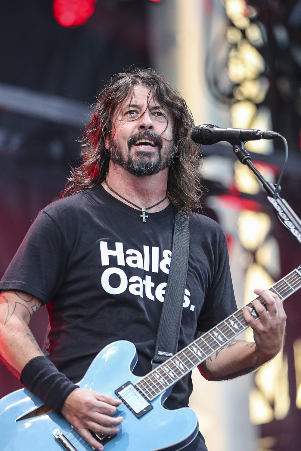 Dave Grohl of the Foo Fighters performs at Pilgrimage Music and Cultural Festival at The Park at Harlinsdale on Sunday, Sept. 22, 2019, in Franklin, Tenn. (Photo by Al Wagner/Invision/AP)