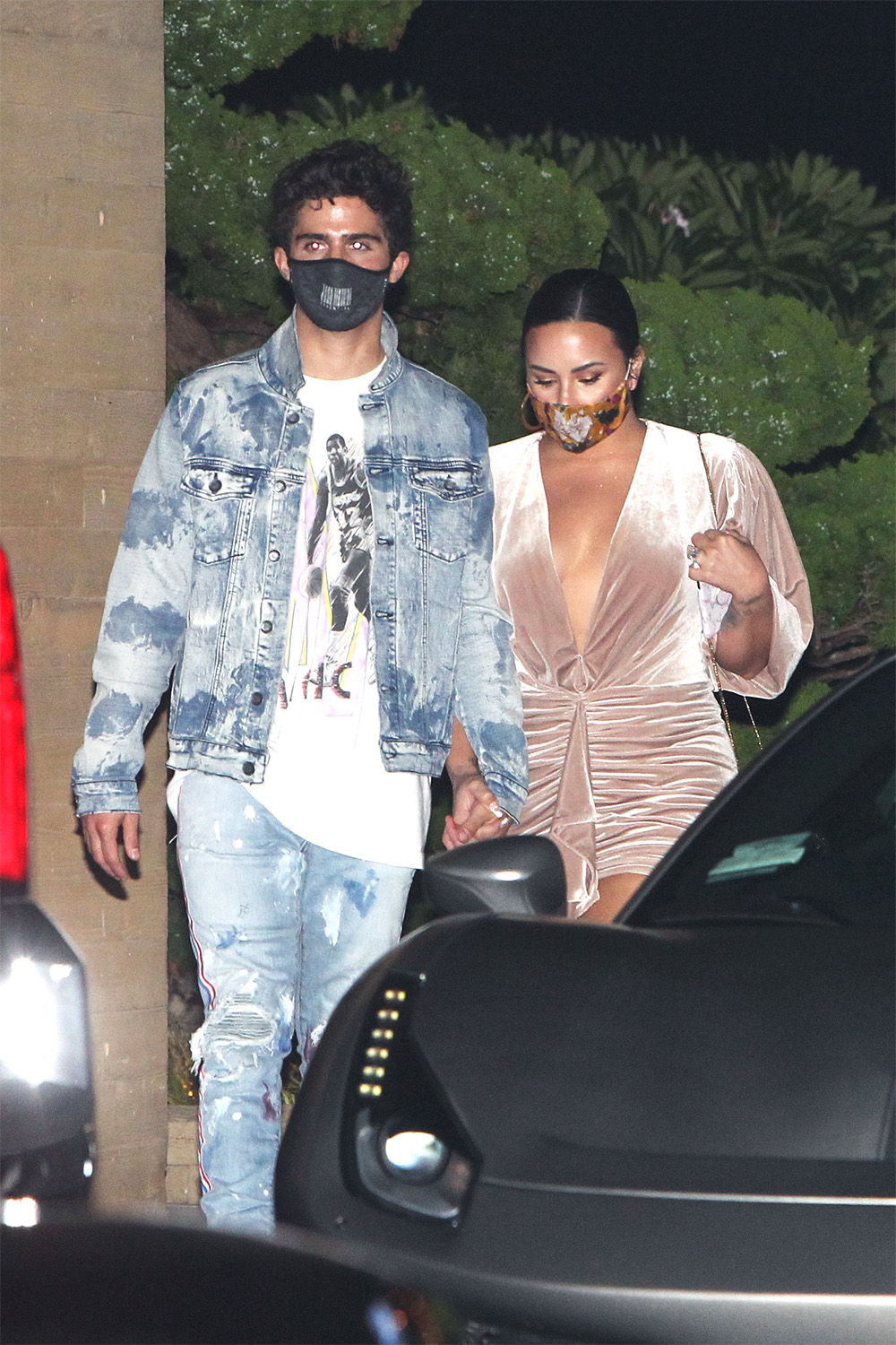 Demi Lovato And New Fiance Leave A Romantic Dinner At Nobu