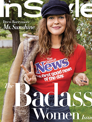 Drew Barrymore InStyle August 2020