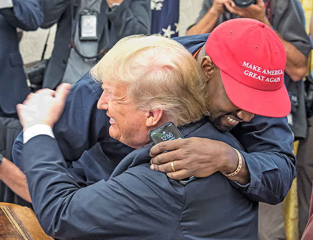 Kanye West and Donald Trump